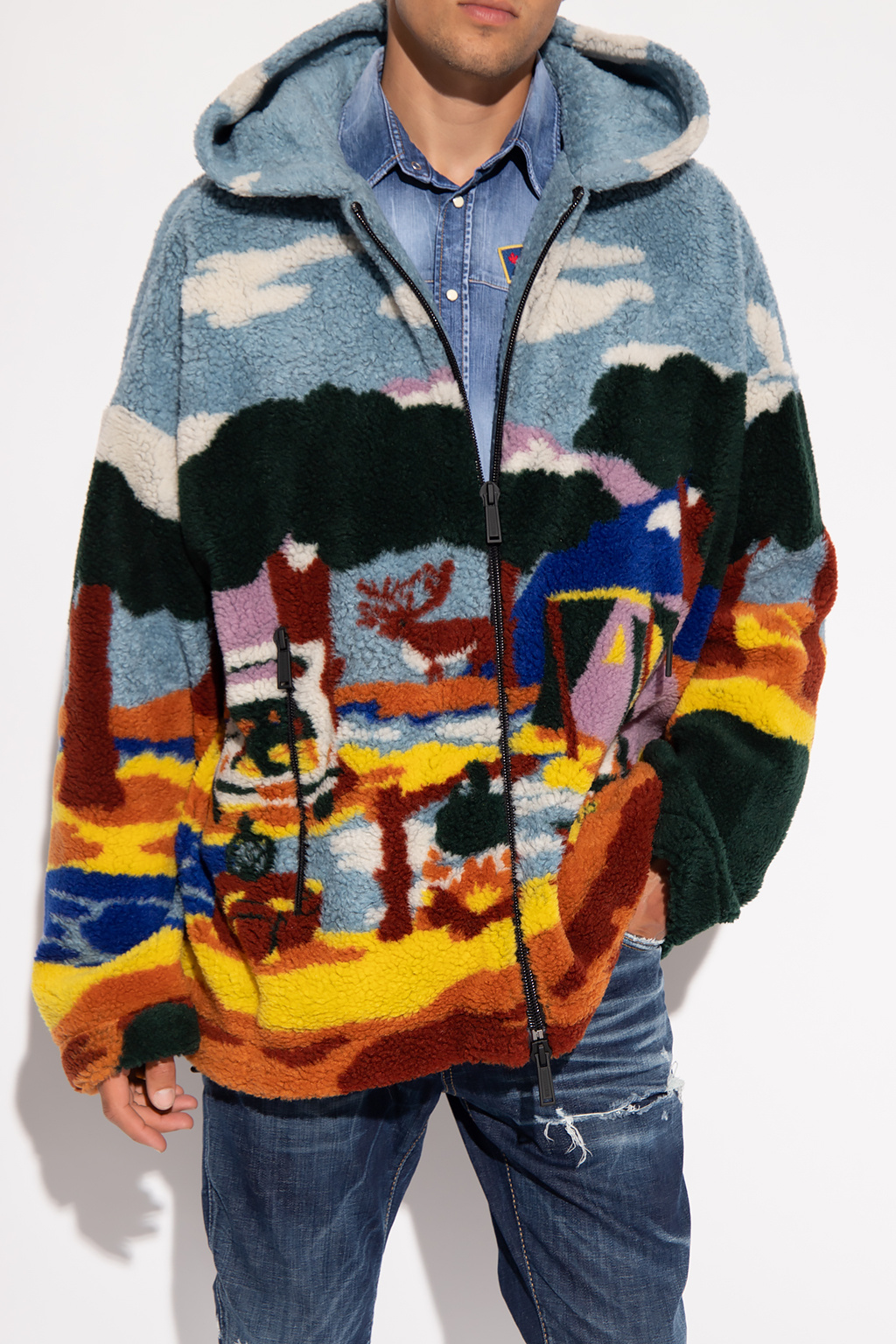 moncler emas hooded down filled jacket